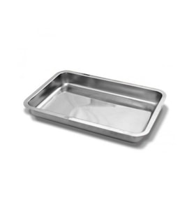 Emrullah Çelik Gri Dikdörtgen Tepsi 38x25.5 cm