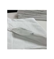 Mandaş 50 Adet Yastık Astarı Kılıfı Pamuklu Beyaz Fermuarlı (50x70)