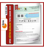 2022 Eylül KPSS Eğitim Bilimleri ÖSYM Çıkmış Soru Tıpkı Basım Türkiye Geneli D.