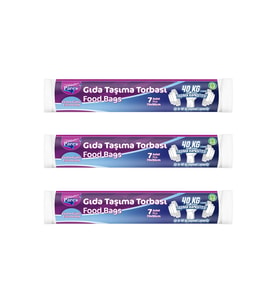 Gıda (Kurban) 7'li Taşima Torbası 70 x 90 cm Üçlü Paket
