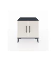 Hyperion Komodin 2 Raflı 2 Kapaklı 60x44x64 Antrasit-Aytaşı