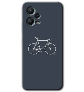 Redmi Note 12 5G Kılıf HD Desen Baskılı Kılıf - Bike