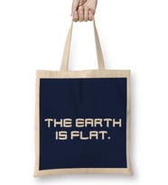 The Earth Is Flat Bez Çanta Uzun Saplı