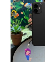 Miyuki Boncuk El Yapımı Deniz Kızı Telefon Çarmı - Charm