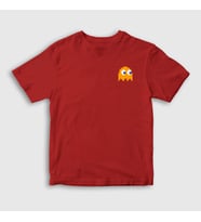 Presmono Unisex Çocuk Kırmızı Clyde Pac Man Pacman T-Shirt 310462tt (Kırmızı)