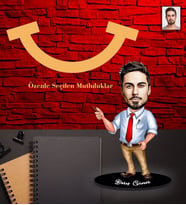 Kişiye Özel Öğretmen Karikatürlü 5mm Şeffaf Pleksi Akrilik Biblo Bay-16
