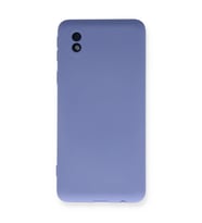 Samsung Galaxy A01 Core Kılıf Nano İçi Kadife Silikon - Lila