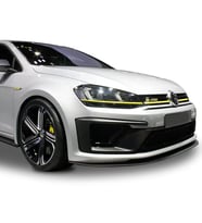 Volkswagen Golf Uyumlu 7 (2012-2016) R400 Ön Tampon Altı Lip (Plastik)