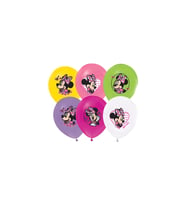 Mınnıe Baskılı 12" Pastel Renk Balon