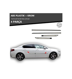 PEUGEOT 508 YAN KAPI KORUMA ÇITASI PLASTİK + KROM