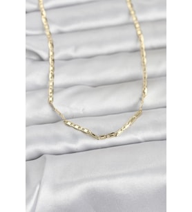 CM 14K Gold Renk Gemici Zincir Model 60 cm Kadın Kolye 5886 - SSSSSS7854-4545