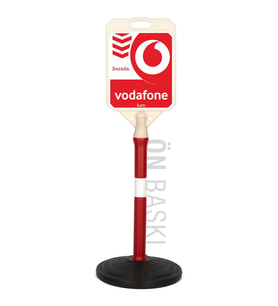 Vodafone Yönlendirme ve Bariyer Uyarı Dubası