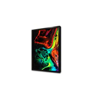 Modern Renkli Soyut Çerçeveli Mdf Tablo