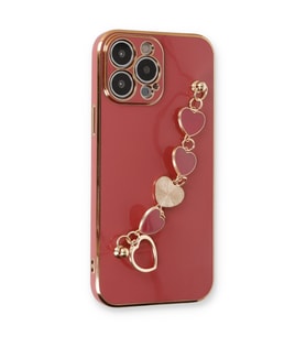 Iphone 13 Kılıf Esila Silikon - Kırmızı