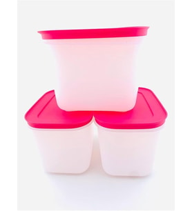 Tupperware Tupperware Alaska 3 Lü 1.1 Lt Derin Saklama Kabı