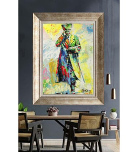 Gümüş Çerçeveli Atatürk Tablo ds142