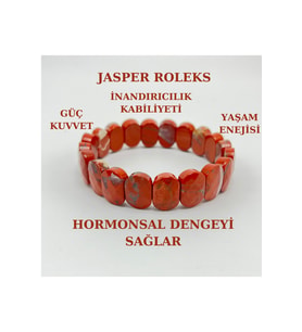 Jasper Doğal Taş Roleks Bileklik