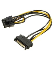 Sata to 8 pin PCI-E Ekran Kartı Güç Çevirici Kablo