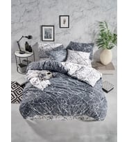 BEGENALHOME  Ranforce Light Marble Nevresim Takımı  Çift Kişilik