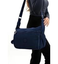Çapraz Askılı Ultra Hafif Çok Cepli Bayan Omuz Çantası Laci (Model: 571-6B)