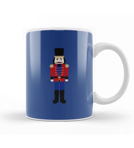 Merry Christmas Nutcracker Kupa Bardak Porselen
