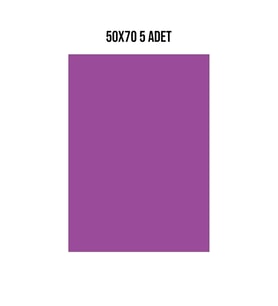 Fon Kartonu 120gr 50x70 cm 5 Adet Mor