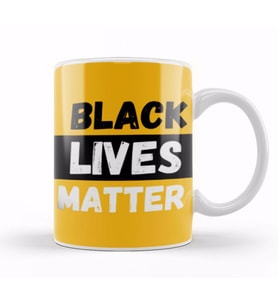 Black Lives Matter 2021 Kupa Bardak Porselen