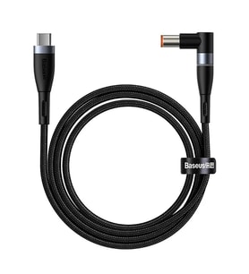 Baseus Zinc Manyetik Type-C to DC Round (79x55mm) Lenovo Laptop Şarj Kablosu 100W 2m-(5775)