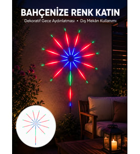 Modüler RGB LED Duvar Işığı Efektli Uzaktan Kumandalı Yeni Nesil