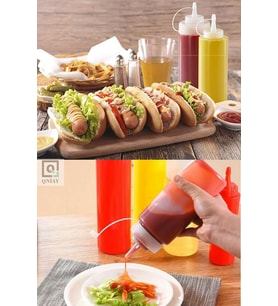 Şeffaf Yağdanlık Sos Şisesi 700 Ml (1adet) Çeşni