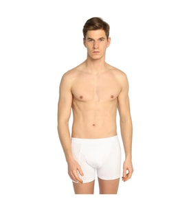 Tutku Erkek Likralı Boxer 0114 - 6 Adet (Beyaz)