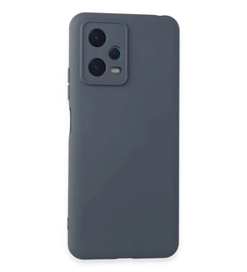 Redmi Note 12 5G Kılıf Nano içi Kadife Silikon - Gri