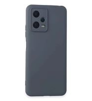 Redmi Note 12 5G Kılıf Nano içi Kadife Silikon - Gri