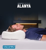 Viscomavi Alanya Ortopedik & Ergonomik Hafızalı Visco Yastık