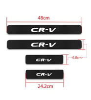 Cr-v eşik Kapı Eşiği Koruma Sticker Yapıştırma (4 Adet)