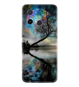 Xiaomi Redmi 12c Kılıf Resimli Desenli Silikon Platinium Series Dream World 1839