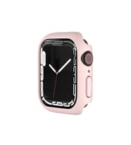 Apple Watch 7 41mm Uyumlu Zore Watch Gard 07 Sert PC Koruyucu (Pembe)