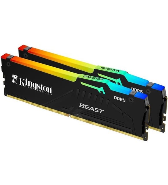 kingston DDR5 6400 32GB(16GB×2枚) KINGSTON 32GB (2X 16GB) DDR5 6400MHZ CL32 RGB DUAL KIT PC RAM