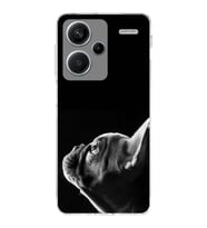 PrintiFy Xiaomi Redmi Note 13 Pro 4G ile Uyumlu Köpek 1 Kamera Korumalı Şeffaf Kılıf