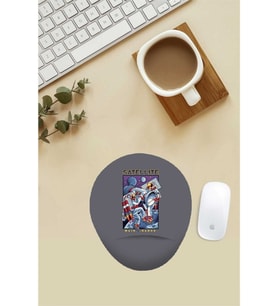 Çalışkan Astronot Desenli Bilek Destekli Mouse Pad