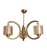 Boticelli 3lü Eskitme Sarkıt Camlı Taşlı Avize BS.7291-52-03T