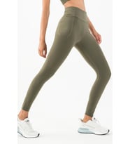 Maraton SlimFit Kadın    Haki Tayt 22266