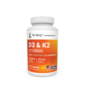 DR.BERG D3 & K2 Vitamin 120 KAPSÜL
