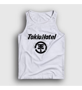 Presmono Unisex Beyaz Logo Tokio Hotel Atlet 443359tt (Beyaz)