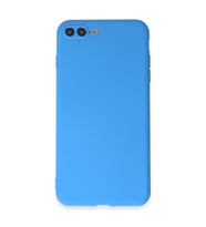 iPhone 7 Plus Kılıf First Silikon - Mavi