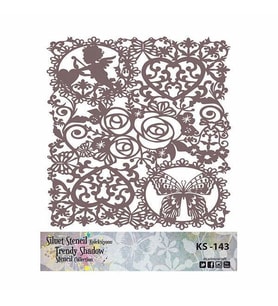 Cadence Siluet (Kenarsız) Stencil KS-143 