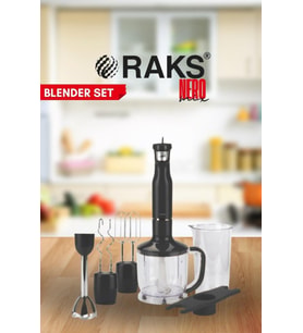 Raks Neromix 1700 Watt Turbo El Blender Seti Paslanmaz Çelik Bıçaklı Kahvaltı Bı