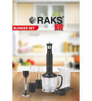 Raks Neromix 1700 Watt Turbo El Blender Seti Paslanmaz Çelik Bıçaklı Kahvaltı Bı