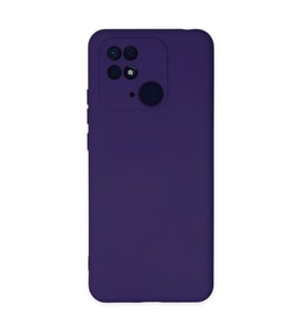 Xiaomi Redmi 10c Kılıf Nano İçi Kadife Silikon - Mor