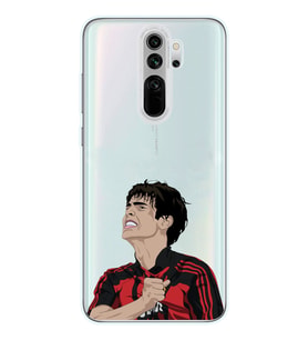 Xiaomi Redmi Note 8 PRO Uyumlu Kaka Leite Futbol Tasarımlı Şeffaf Telefon Kılıfı